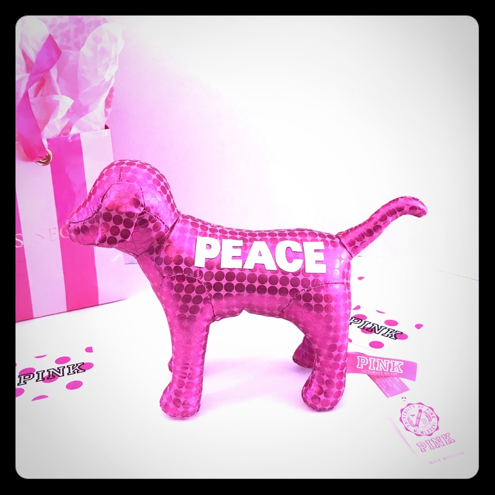 VS Pink Mini Dog Sequin Metallic Pink (Peace) 0909